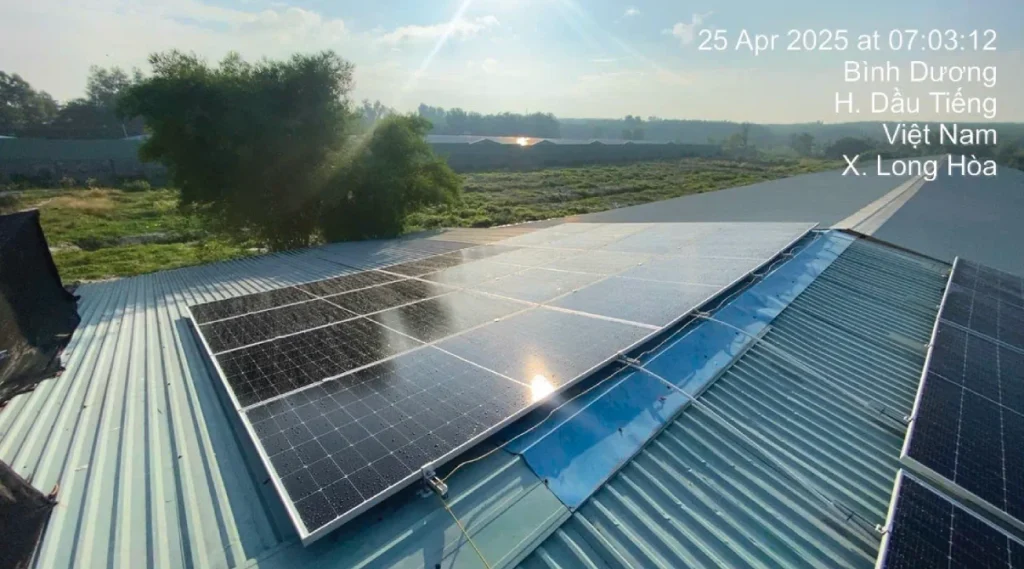 Trại chăn nuôi tại Dầu Tiếng (35kw)